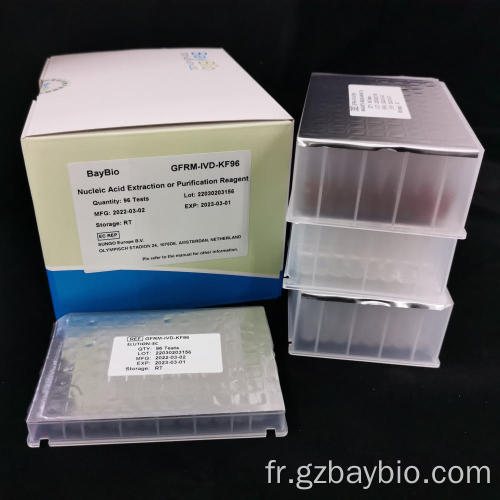 Kit de réactif d'isolement d'acide nucléique 96T